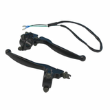 Rem- en koppelingstrekker set L/R zwart voor 22mm sturen