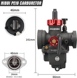 Nibbi PE19mm Racing Carburor pour moteurs à 4 coups Dax - Monkey - Skyteam - Cub