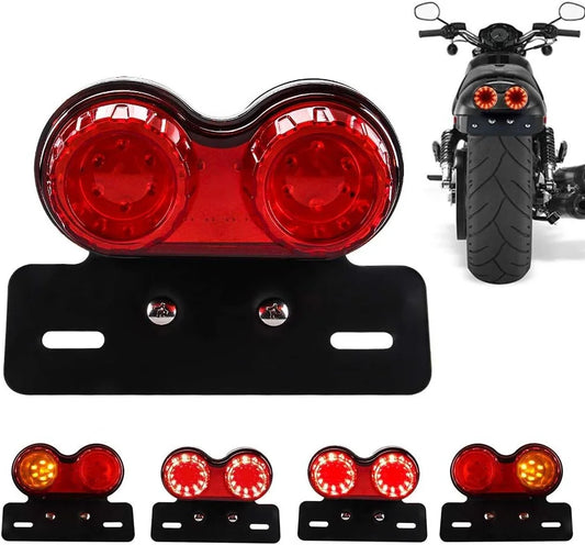 Double Universal Taillight Red LEDs with Pinkers built -in