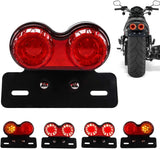 Double Universal Taillight Red LEDs mit Pinkern, die gebaut wurden -