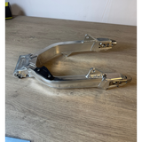 Kepspeed Dax achterbrug + 6cm zilver - nieuwstaat maar zonder verpakking en toebehoren