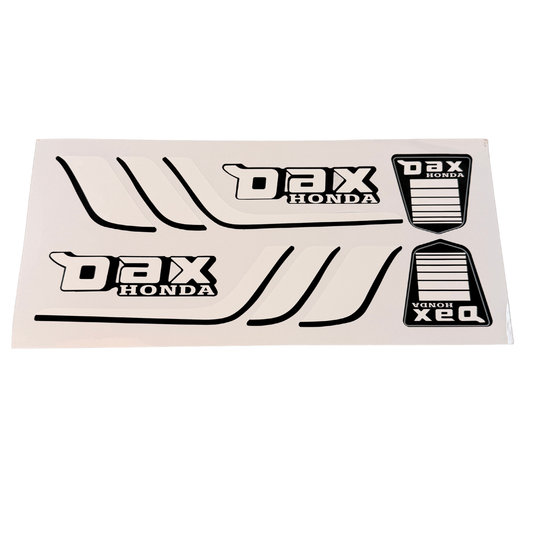 Kader stickerset oldschool look - geschikt voor Honda en replica Dax