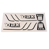 Kader stickerset oldschool look - geschikt voor Honda en replica Dax