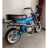 Carbon uitlaat voor Dax en Chaly bovenliggend