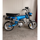 Carbon uitlaat voor Dax en Chaly bovenliggend