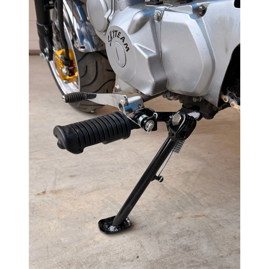 Onderstel met voetsteuntjes en zijpoot voor Dax, Monkey en anderen