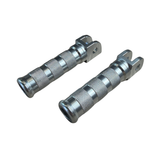 CNC voetsteuntjes - 21mm zilver voor Dax en Monkey modellen