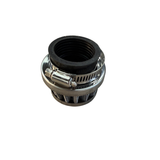35mm luchtfilter zilver - klein model. Inclusief bevestigingsklem