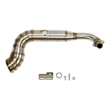 Uitlaat Dax, Monkey GP Custom Side pipe RVS