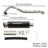 Dax carbon uitlaat - Bovenliggend model met carbon einddemper