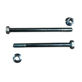 Bouten met borgmoeren voor ophanging van motorblok in Monkey frame Z50