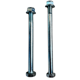 Bouten met borgmoeren voor ophanging van motorblok in Monkey frame Z50