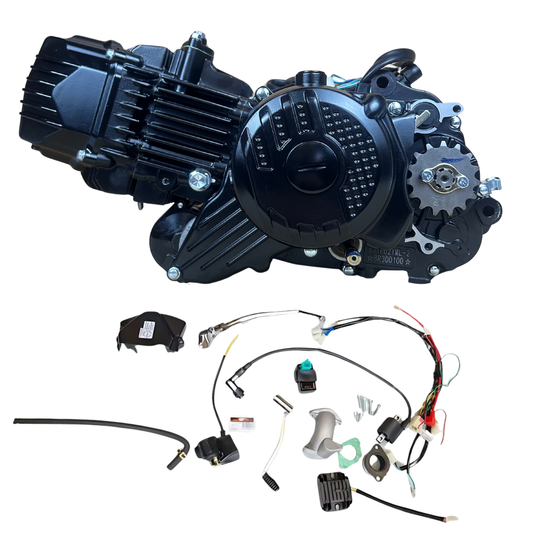 ZongShen 190cc zwart 2V 5bak + toebehoren met elektrische starter