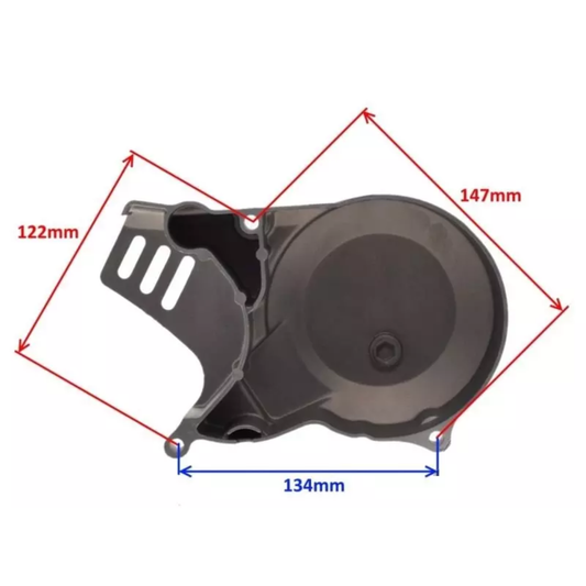 Linker motordeksel donkergrijs – 125cc / 140cc / 160cc