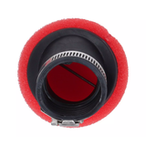 Rodefoam luchtfilter 48mm - gebogen aansluiting 45 graden