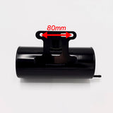 Twee extra aluminium benzinetanks zwart - 1 liter