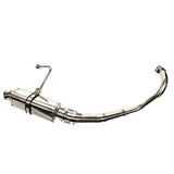 Trioval Chrome uitlaat onderliggend complete set - RVS