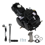 90cc Motorblok zwart - Manueel - 4 Versnellingen kick start. Dax,. (88cc)