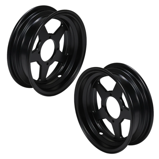 Vijf spaaks velgenset 10 inch - 3.50 x 3.00 geschikt voor Monkey en Dax