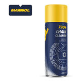 Mannol kettingreiniger spray 400ml - verwijderen van vuil, vet en oude smeerresten