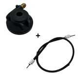 Kilometerteller aandrijfset Dax - kilometerteller kabel + aandrijving 12mm