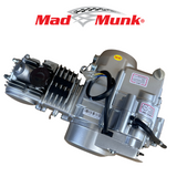 Madmunk 125cc motorblok zilver - Manueel - 4 Versnellingen kickstart. Dax, monkey, Pitbike,..