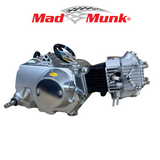 Madmunk 50cc Motorblok zilver- Manueel - 4 Versnellingen kick start. Dax,. (49cc)