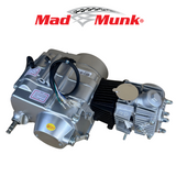 Madmunk 50cc Motorblok zilver- Manueel - 4 Versnellingen kick start. Dax,. (49cc)