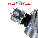Madmunk 50cc Motorblok zilver- Manueel - 4 Versnellingen kick start. Dax,. (49cc)
