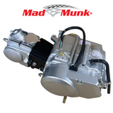 Madmunk 50cc Motorblok zilver- Manueel - 4 Versnellingen kick start. Dax,. (49cc)