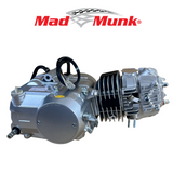 Madmunk 125cc motorblok zilver - Manueel - 4 Versnellingen kickstart. Dax, monkey, Pitbike,..