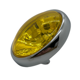 Multirefclector Koplamp diamond geel en chrome voor Dax