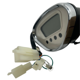 Digitaler Tachometer KM -Zähler LCD für Dax White Kilometerzähler