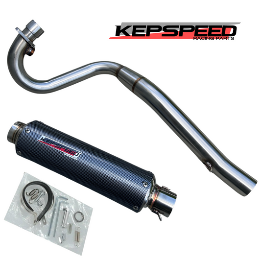 Kepspeed Auspuff Carbon opperiert für Dax und Affe