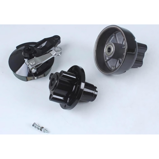 Monkey Hub Set for four -speed rim black with Dax brake drum 12mm axle