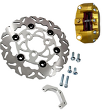 Floating disc brake kit 200mm with golden claw for Dax