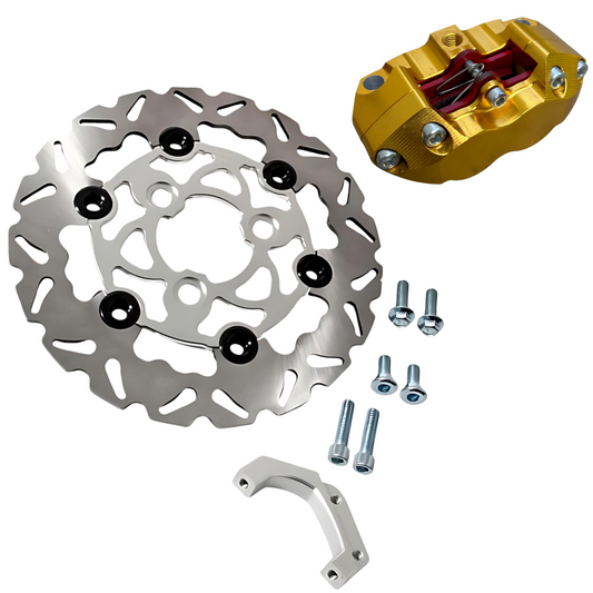 Floating disc brake kit 200mm with golden claw for Dax