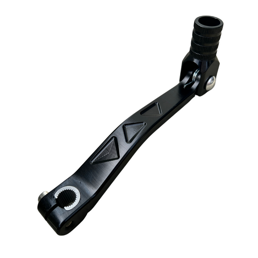 CNC schakelpedaal met driehoekspatroon zwart voor 50cc - 160cc