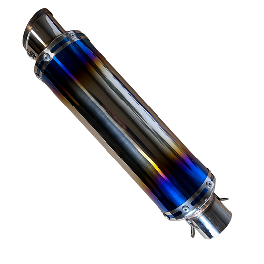 Dax & Monkey uitlaat met blue flame effect onderliggend