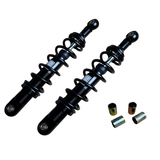 Achterveren / schokdempers CNC 320mm set met 6 zwarte spoelen