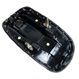 Zwart Dax zadel CT70 model geschikt voor 12 volt Dax