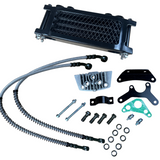 Complete oliekoeler set 4 lagen zwart voor Dax, Monkey, PBR