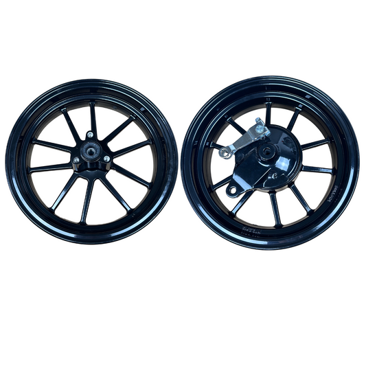 Velgenset zwart tubeless 12 inch 2.75 – 3.50 geschikt voor Dax