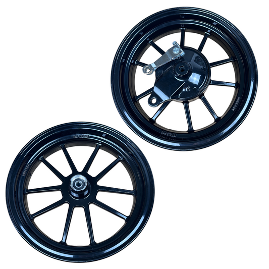 Velgenset zwart tubeless 12 inch 2.75 – 3.50 geschikt voor Dax