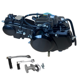 Madmunk 72cc Motorblok zwart- Manueel - 4 Versnellingen kick start. Dax,. 70cc