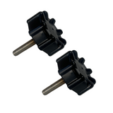 Stuur draaiknoppen zwart voor standaard Dax replica stuur