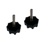 Stuur draaiknoppen zwart voor standaard Dax replica stuur