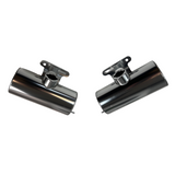 Twee extra aluminium benzinetanks chrome - 1 liter