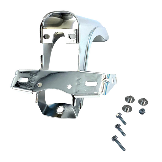 Steun / achterlicht beugel voor dax zilver- van metaal inclusief boutjes