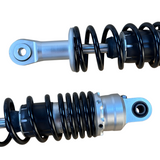 Achterveren / schokdempers 285mm zwart met Chrome